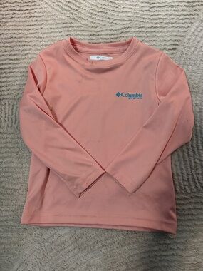Columbia Coral Pink Long Sleeve Performance Shirt